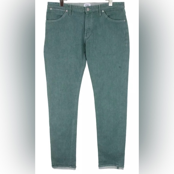 pt05 Other - PT05 Swing Super Slim Fit Jeans Men's w34 Fade Effect Zip Fly Green Denim